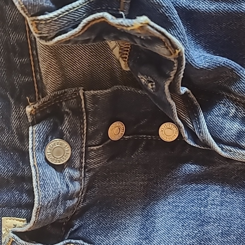 Levi 501 Button fly jeans size 25x30 - Picture 3 of 7